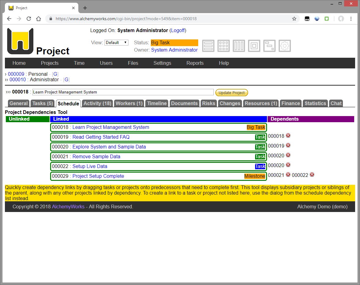 Project Dependencies Tool